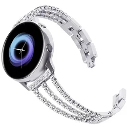 Luxury Diamond Bracelet Band - Premium Watch Strap in 20mm and 22mm Sizes - redmi 3 lite (Silver)
