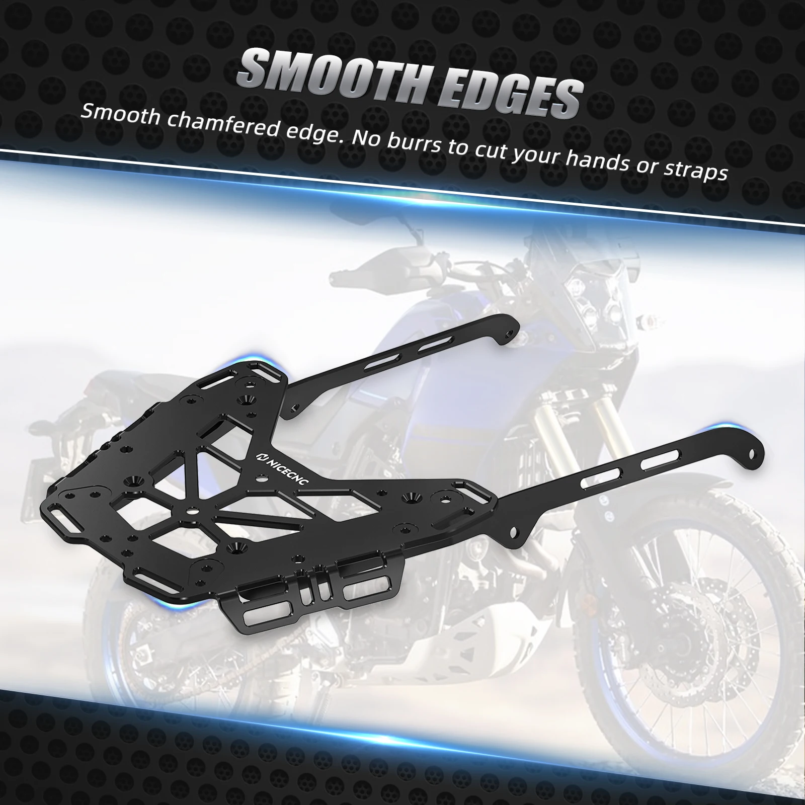 (EU-Lager) 2019-2024 2023 Für Yamaha Tenere 700 T700 XTZ700 Motorrad Gepäckträger Gepäckhalterung Satteltaschenhalterung Beifahrergriff – Detail 9