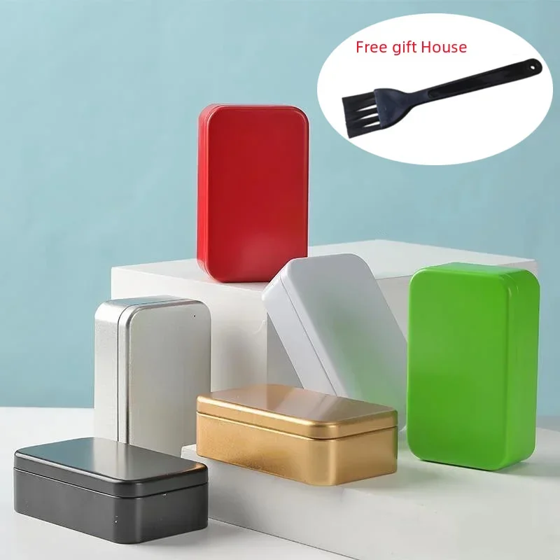 Tea Tin Metal Storage Box Sugar Coffee Jars Loose Can Container Bulk Metal Box Organizer tea tin box tea canister