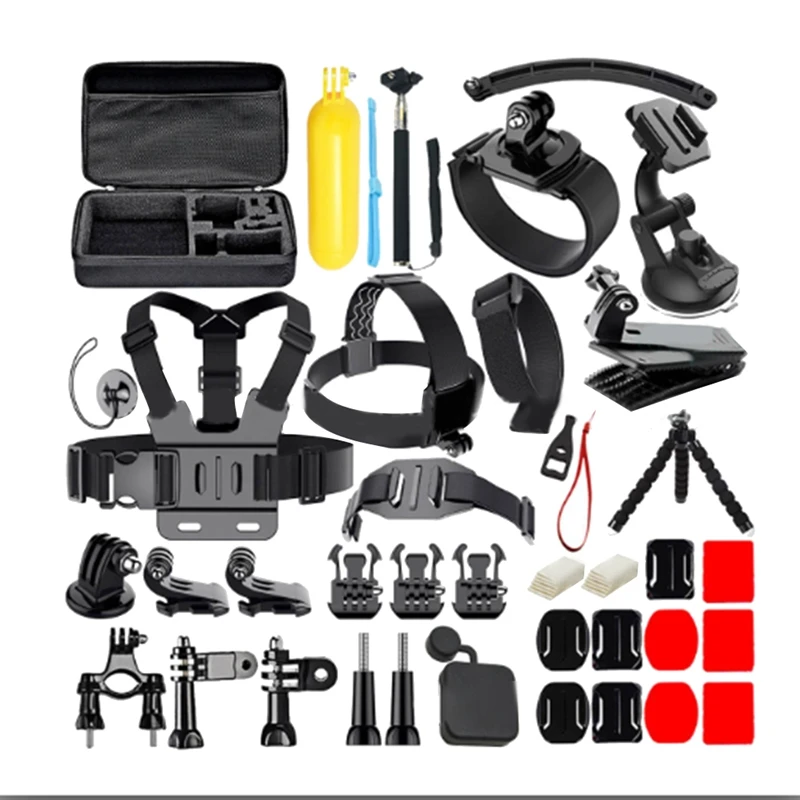 

50 In 1 Action Camera Accessory Kit Compatible With Gopro Hero 10 9 8 Max 7 6 5 Black Gopro DJI Action 2 Sport Camera