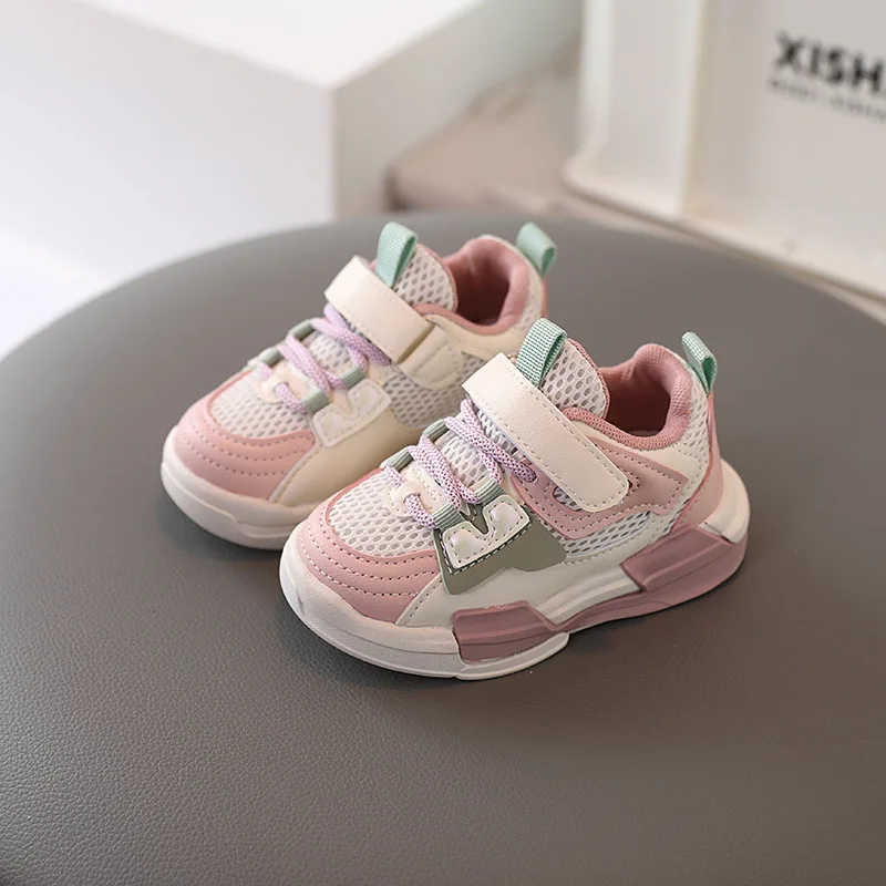 

Baby Fashion Sneakers New Spring Baby Boys Sports Shoes Toddler Girls Non-Slip Flats Baby Soft Sole First Walkers 1-6 Years