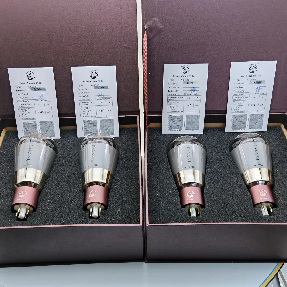 PSVANE Vacuum Tube ART 274B Replace 5U4G 5Z3P 5R4 5AR4 GZ34 5Z4P U77 WE274B HIFI Audio Valve Electron Tube Amp DIY Matched Quad 2
