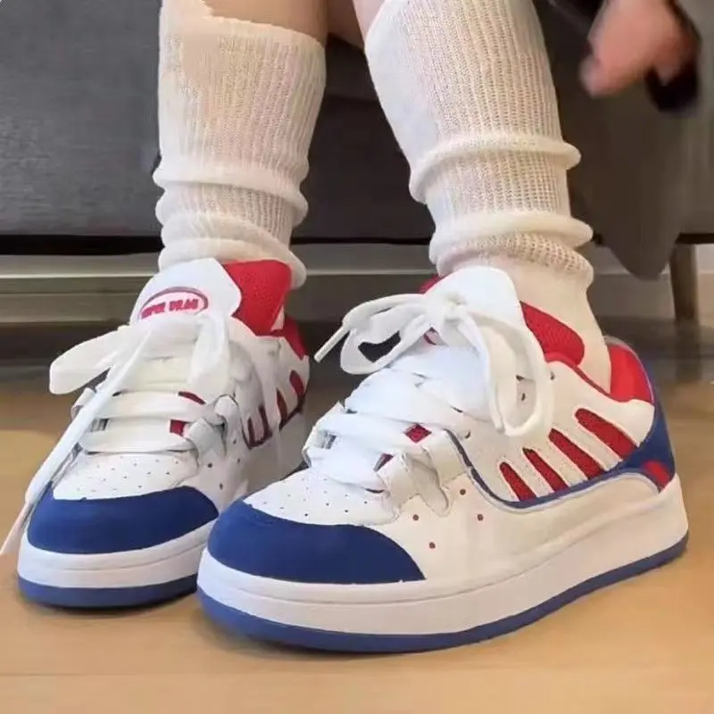 

Новинка 2023, женская повседневная обувь, удобная Осенняя обувь на плоской подошве, женская повседневная обувь на шнуровке, уличная спортивная обувь для женщин