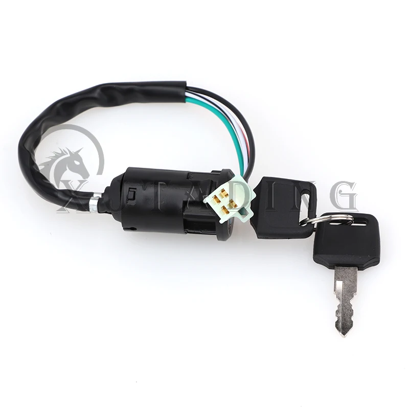 4 Pin Wire Ignition Key Switch Universal for 50cc 70cc 90cc 110cc 125cc ATV Kart Quad Bike TAOTAO Sunl Roketa Kazuma motorcycle ignition switch,motorcycle switch