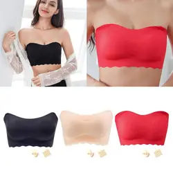 Sexy Seamless Strapless Bra Fabulous Plus Size Strapless Invisible Push Up Bra Chest Wrap Underwear