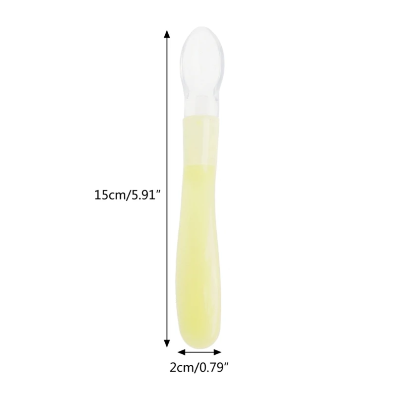 Baby Spoon Baby Rice Paste Spoon Food Training Supplementary Feeding Tableware Water Feeder G99C baby feeding spoon