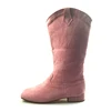 Suede Sole Boot Step Women Latin Dance Boots Salsa Shoe Long Warm Up Line Shoes West Coast Swayd Dance Boots 1