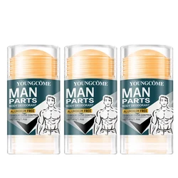 Men's Refreshing Deodorizing Stick for Long - Lasting Odor Prevention (40g - 3pcs)