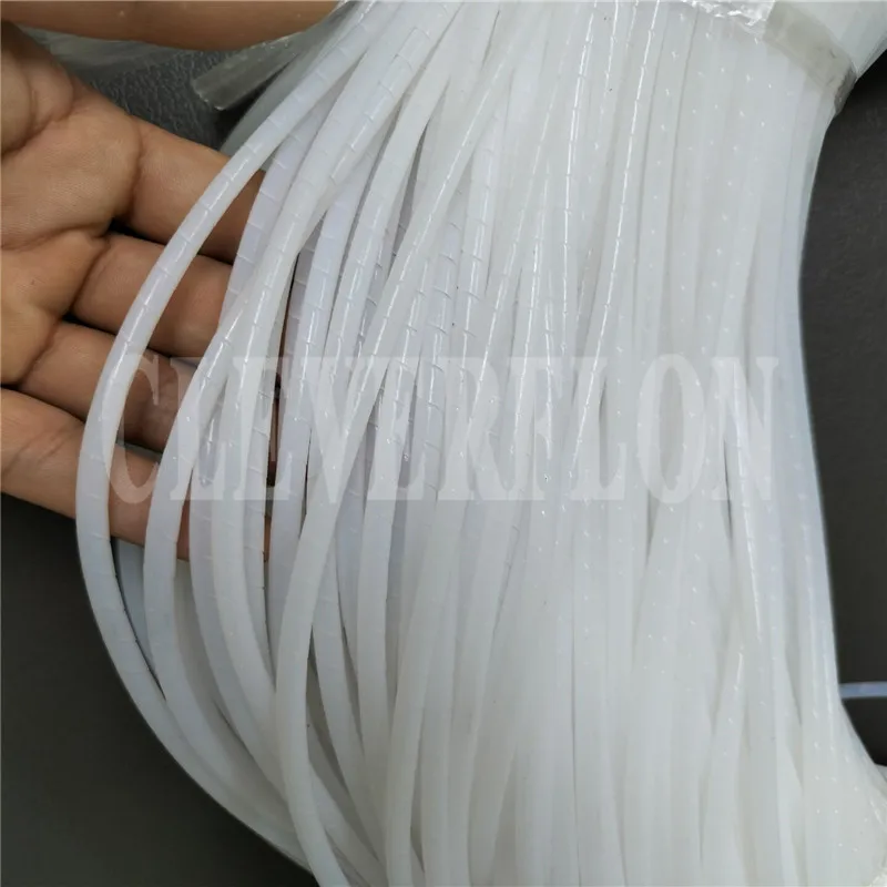 white high temperature 260C resistant plastic PTFE F4 winding pipe tube for electric instrument packing,
