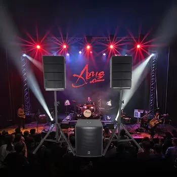 Active Column Speaker Built with DSP 18inch Professional Active pa Speaker System, Powerful Sub and Line Array System