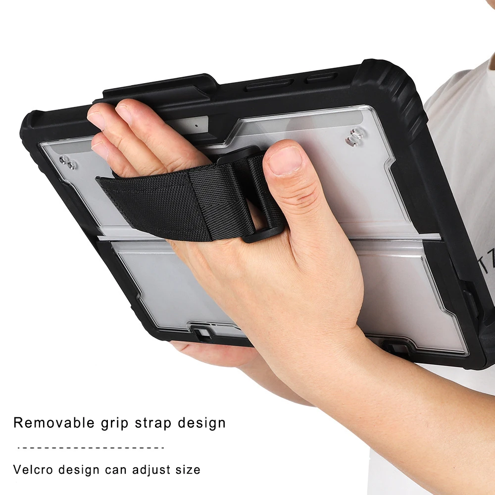Silicone Acrylic Protective Case with Magnetic Pen Slot