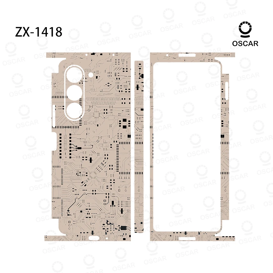 ملصقات ملونة مضادة للخدش لهاتف سامسونج جالاكسي Z F...