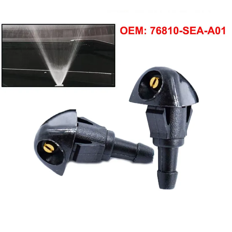 2Pcs-Front-Windshield-Wiper-Water-Spray-Jet-for-Honda-Civic-Fit-Jazz-CR ...