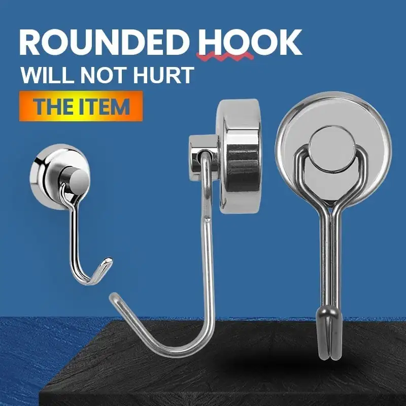 Neodymium Hook Strong Hook Neodymium 4pcs