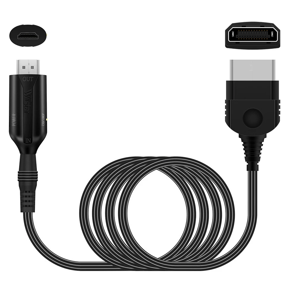 Xbox-HDMI 변환기 비디오 오디오 케이블 HDTV 모니터 용 기존 Xbox 게임용 1m/3.2ft 디지털 비디오 오디오 어댑터 1080P/720P
