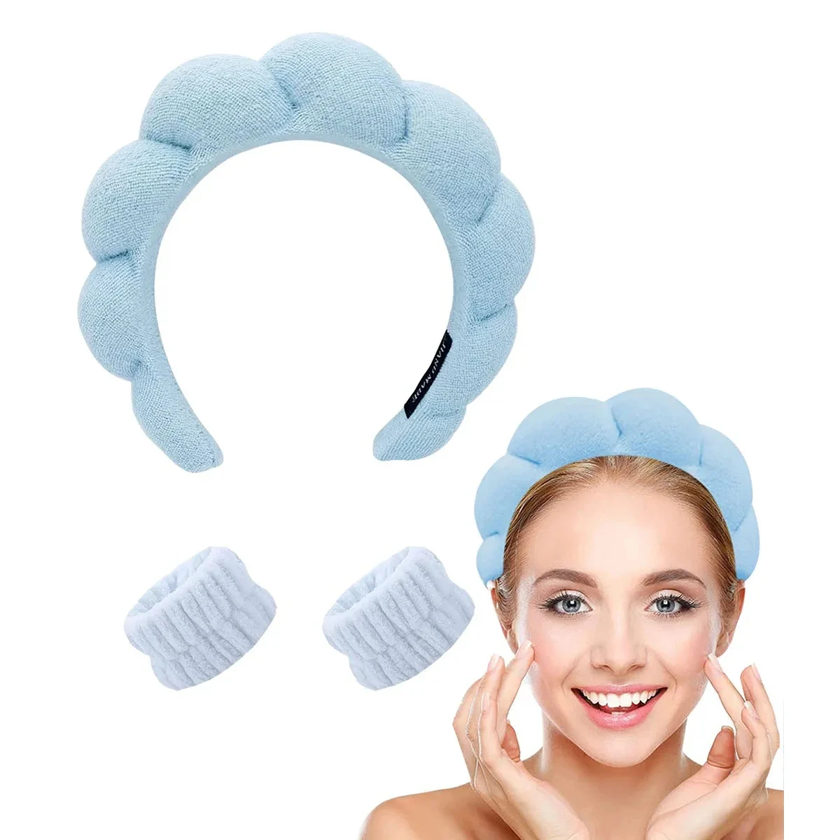 Luxurious 3-in-1 Plush Hair & Makeup Accessory Set