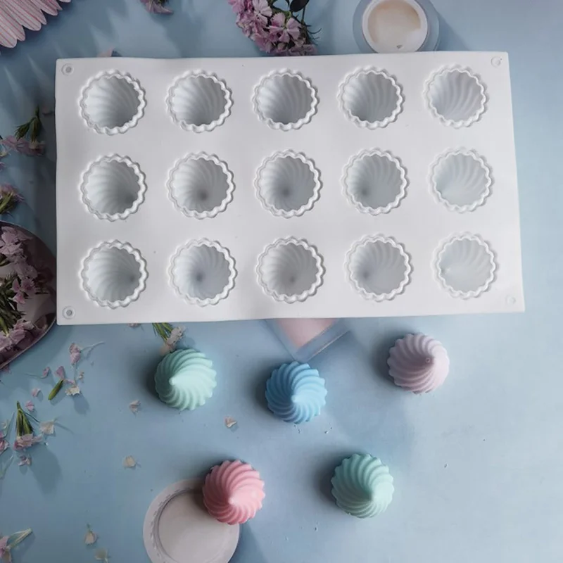 

Силиконовая форма для шоколада, мусса, пудинга, 15 ячеек
