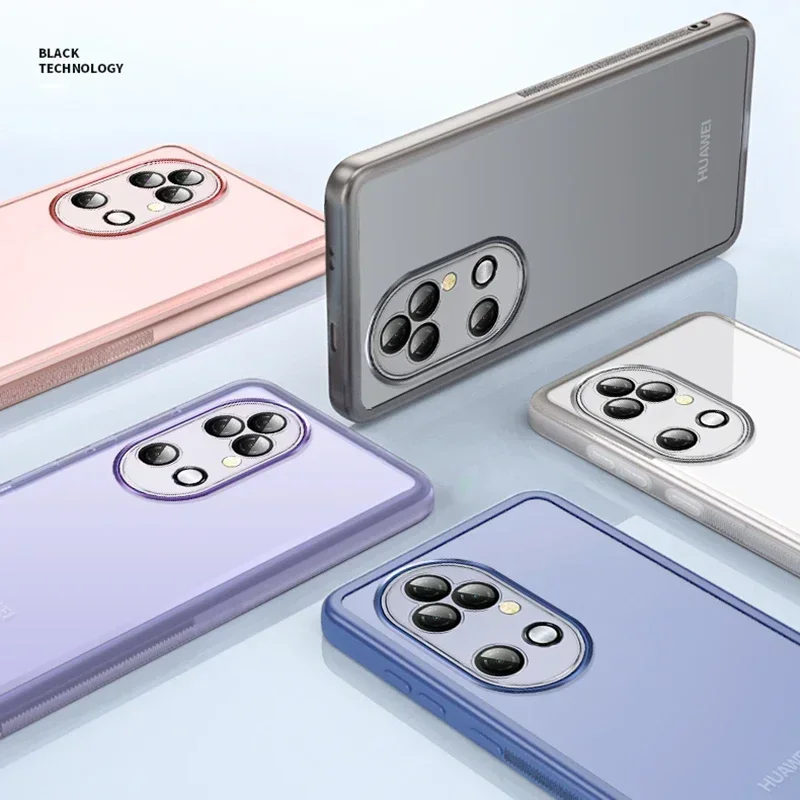 Soft Silicone 360° Camera Protective Case for Huawei P50 Series - Boys Armor Edition
