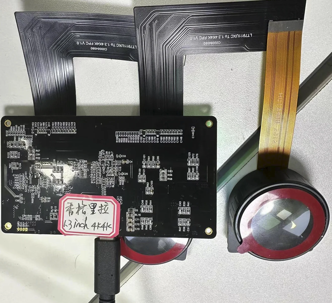 1.35inch 8k Micro Oled Pancake Lens Module For Pro Prototype VR MR Glasses Visor 4k Vr