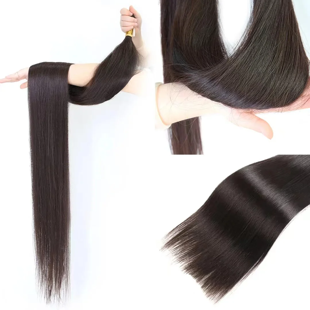 613 Blonde Straight 40inch Remy Hair Weave 50inch Human Hair Bundles #613 Natural Color 100% Virgin Human Hair Extensions