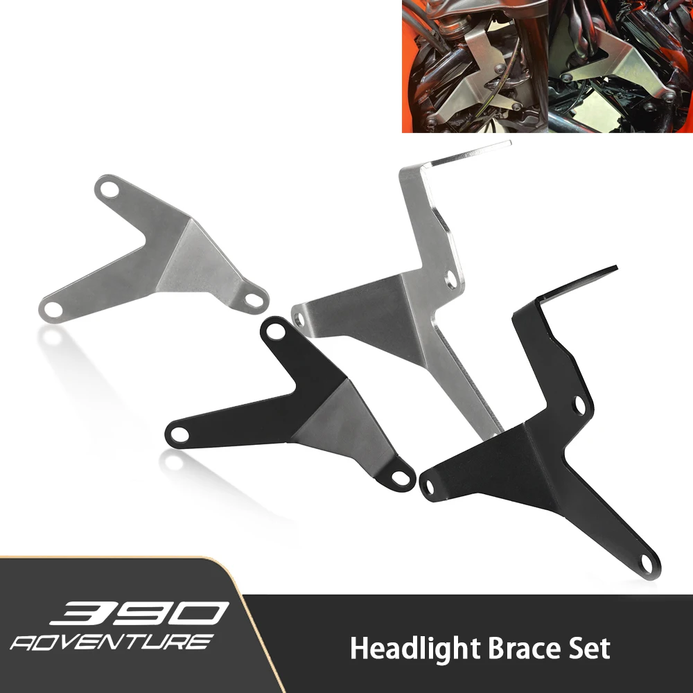 

Motorcycle Headlight Brace Set Reinforcement Brackets Neck Brace 390 ADVENTURE 390ADVENTURE 390 ADV 2019 2020 2021 Accessories