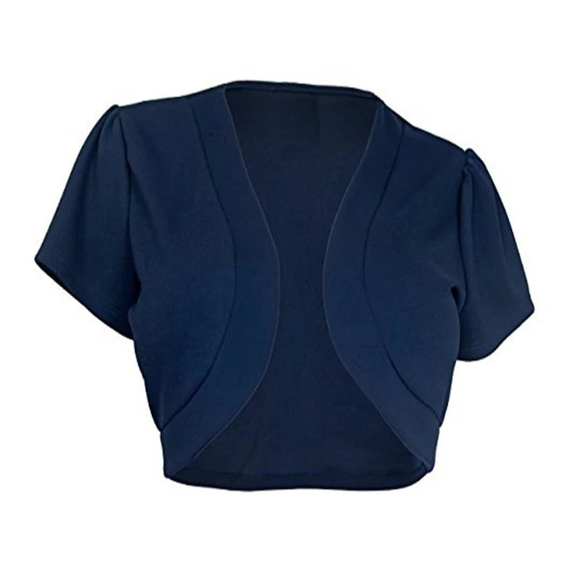 

Cardigan Woman Open Stitch Women'S Sweaters Outerwear Women Cardigan Mujer Short Sleeve Shrug Bolero Casaco Feminino