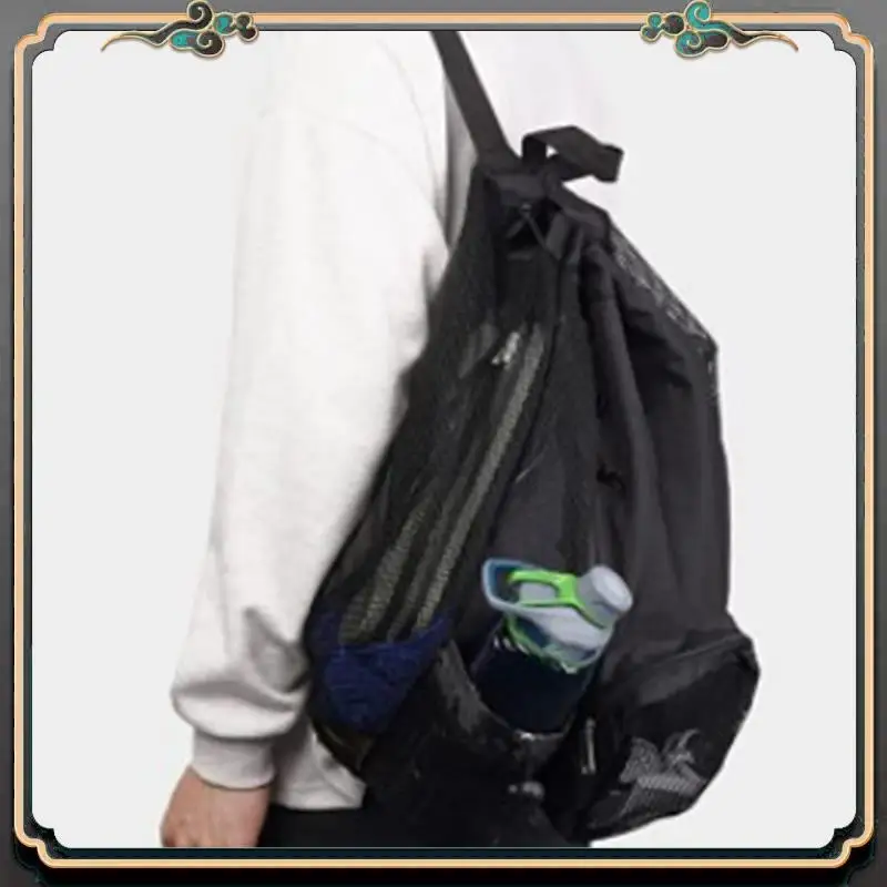 Premium Swim Bag Mesh Drawstring Backpack For Swimming, Gym, Pool, Workout Gear & Sports