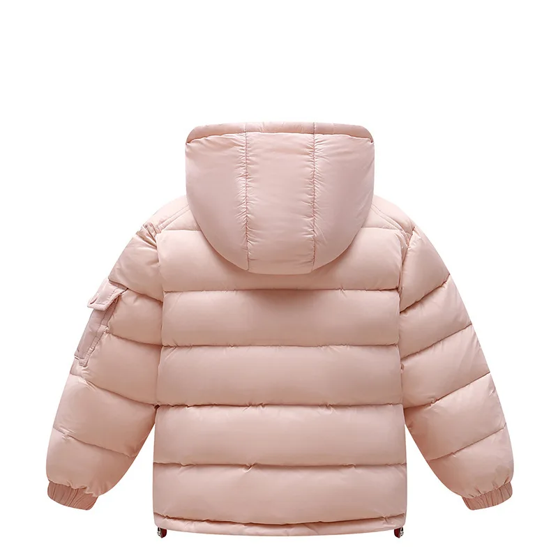 2024 Children's and Large Fashion Lightweight Down Jacket Autumn Winter New Item Boys Girls and Babies Hooded Jacket
