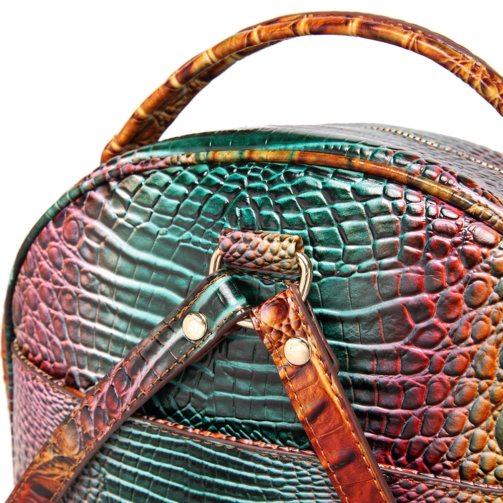 Handheld Backpack Women's Bag Multi-color Luxury Fashion Bags for Women Portable Bag Travel Backpacks Cowhide Handbag