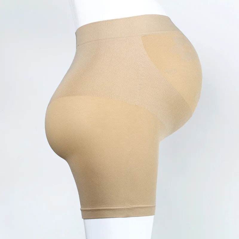 Maternity High Waist Leggings Shapewear Under Dress Support Panty Pregnancy Thigh Shaper  Short  Pregnancy leggings 6