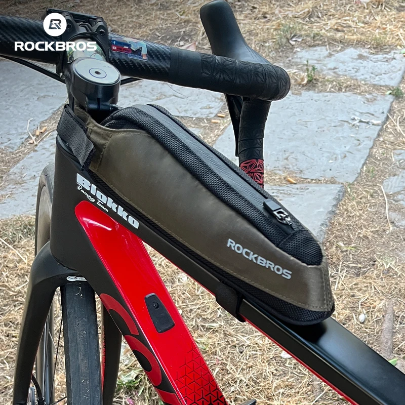 Borsa Da Telaio Impermeabile E Riflettente Per Bicicletta 1,5L - Foto 11