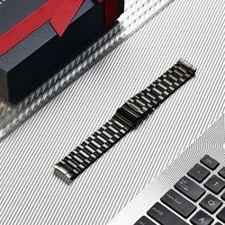Luxury Metal Stainless Steel Replacement Wrist Watch Strap - Huawei GT5 46mm (Grey)