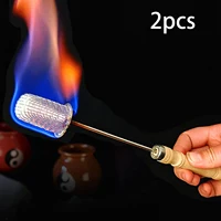 2 Pieces Cupping Torch Vacuum Cupping Rod Igniter Cupping Ignition Stick,Chinese Acupoint Stainless Steel Fire Rods Tool 2