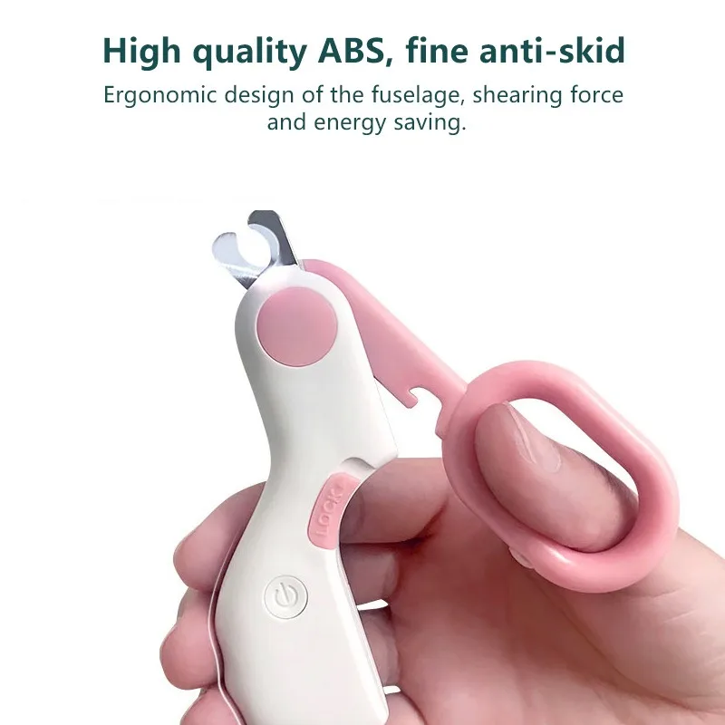 Dog Nail Clippers With LED Light Grooming and Care Cat Dogs Trimmer Pet Nail Clippers For Puppy Kitten Cleaning Accessories pet nail clipper pet nail scissors