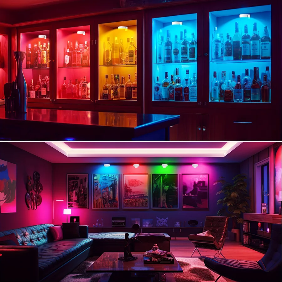 مصباح ليلي فاخر RGB لاسلكي