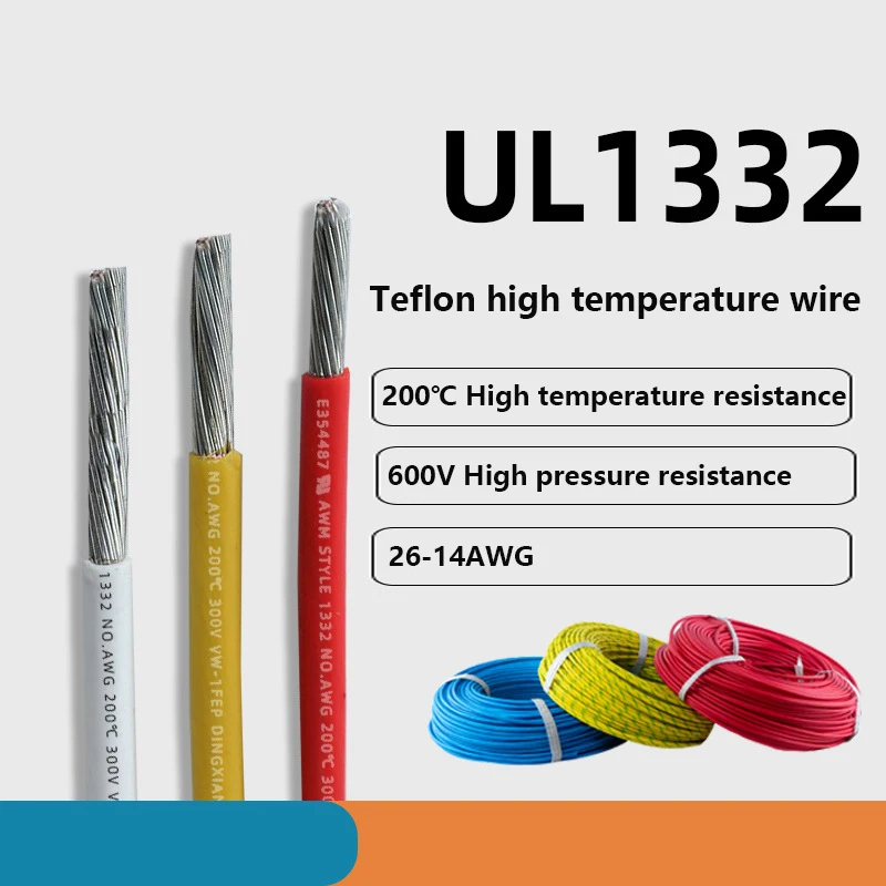 Ul1332 Teflon Wire High Temperature Resistant Wire 1426awg High
