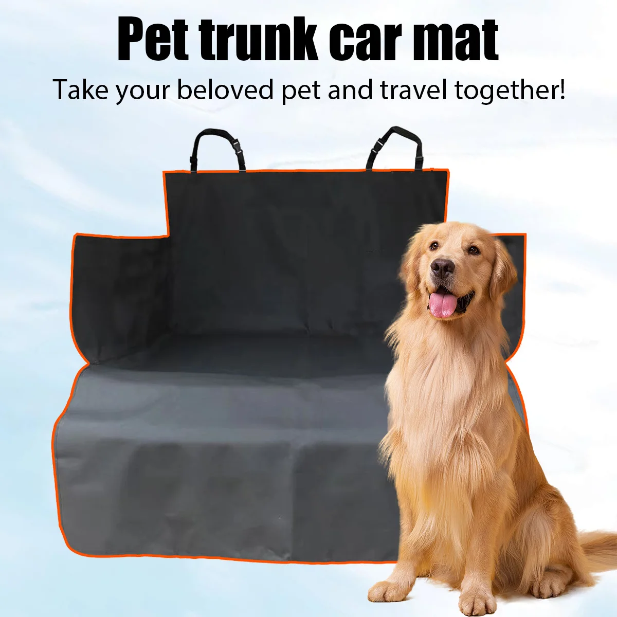 SUV Cargo Liner - Waterproof Trunk Seat Cover for Back Cargo Area Pet, Universal Fit