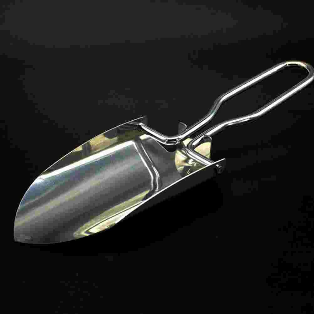 2pcs Outdoor Garden Spatula Stainless Steel Folding Agricultural Planting Flowers Tools Gardening