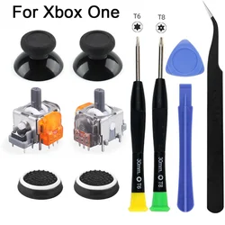 Enhanced Electromagnetic Joystick Replacement Kit with Thumbstick Accessories and Repair Tool (2 Joysticks Xbox)