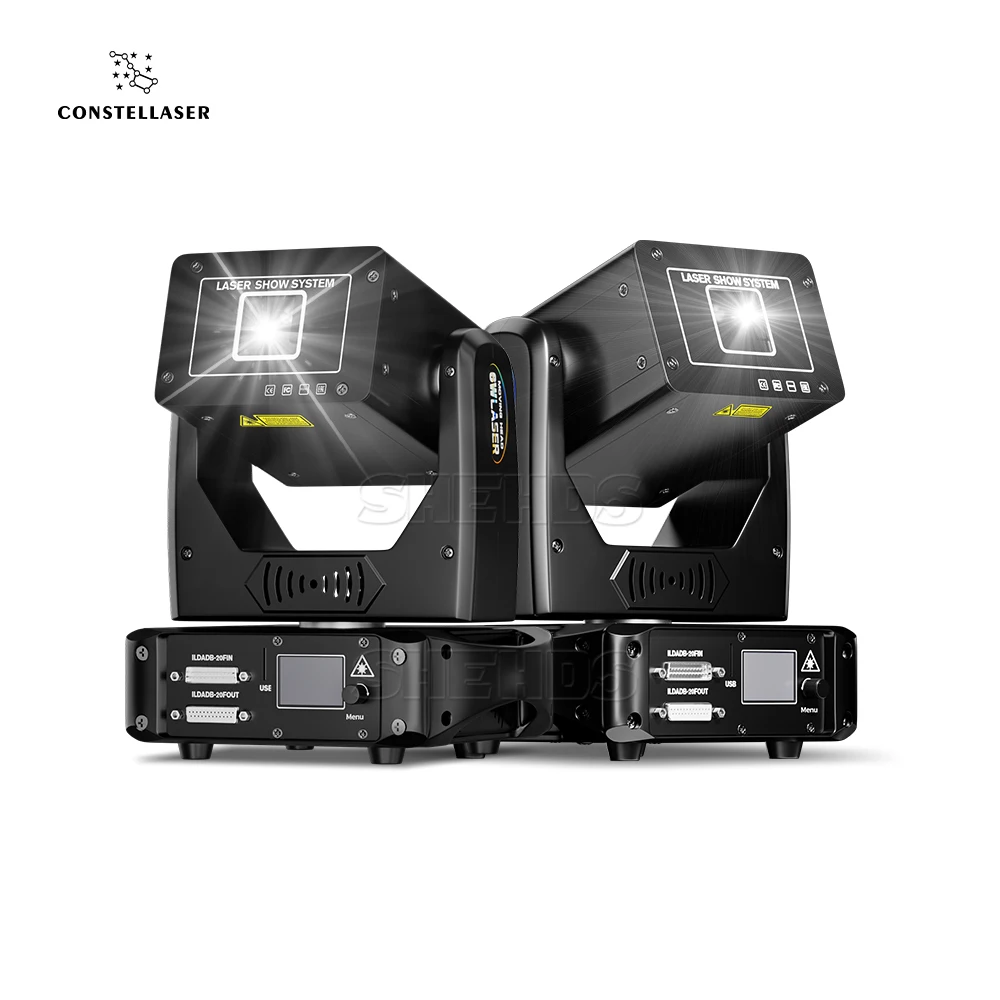 

SHEHDS 6W Moving Head Light 20KPPS Animation Effects Arctic Canopy Effect For DJ Disco Wedding Stage Light