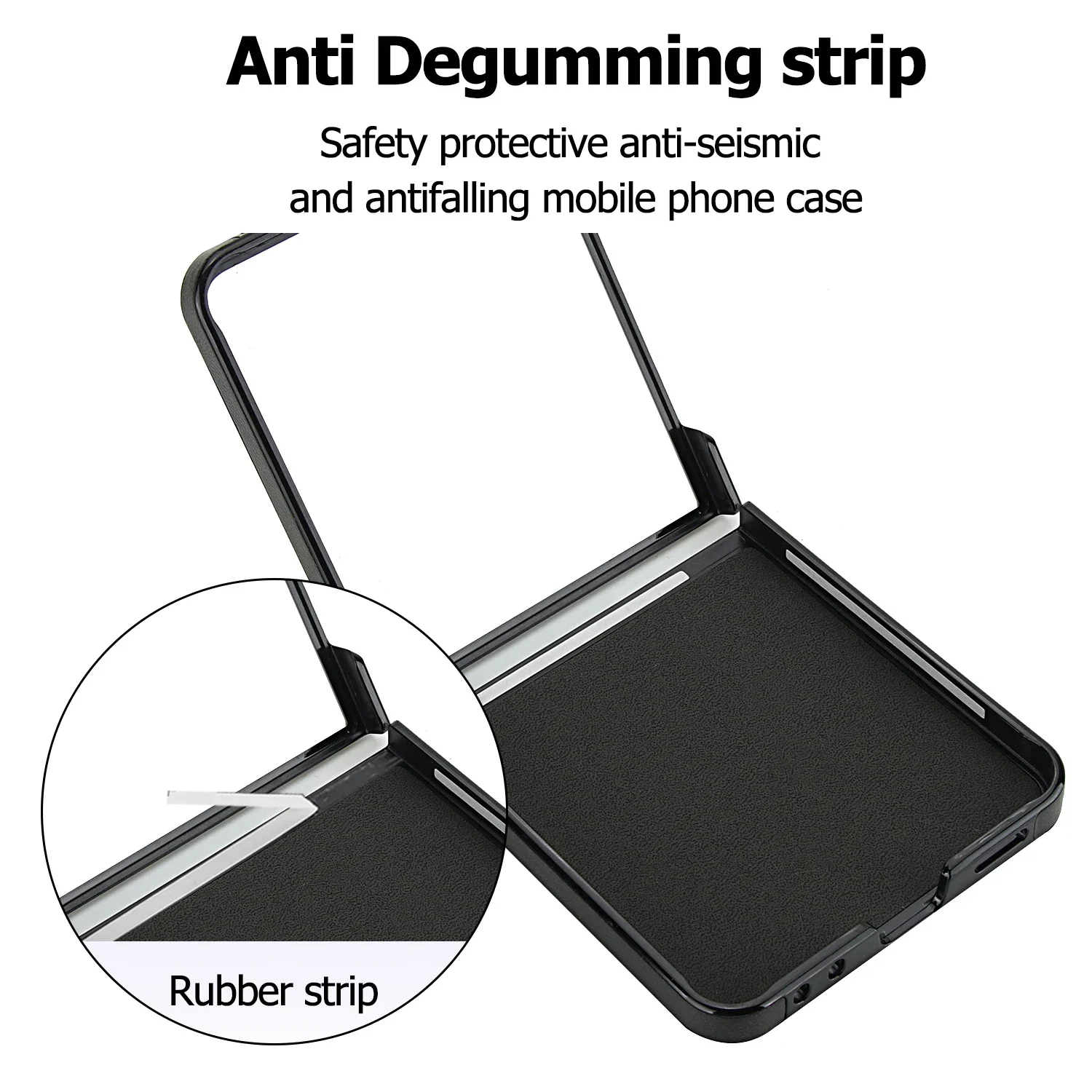 حافظة هاتف جلدية مغناطيسية للشحن اللاسلكي لهاتف سا...