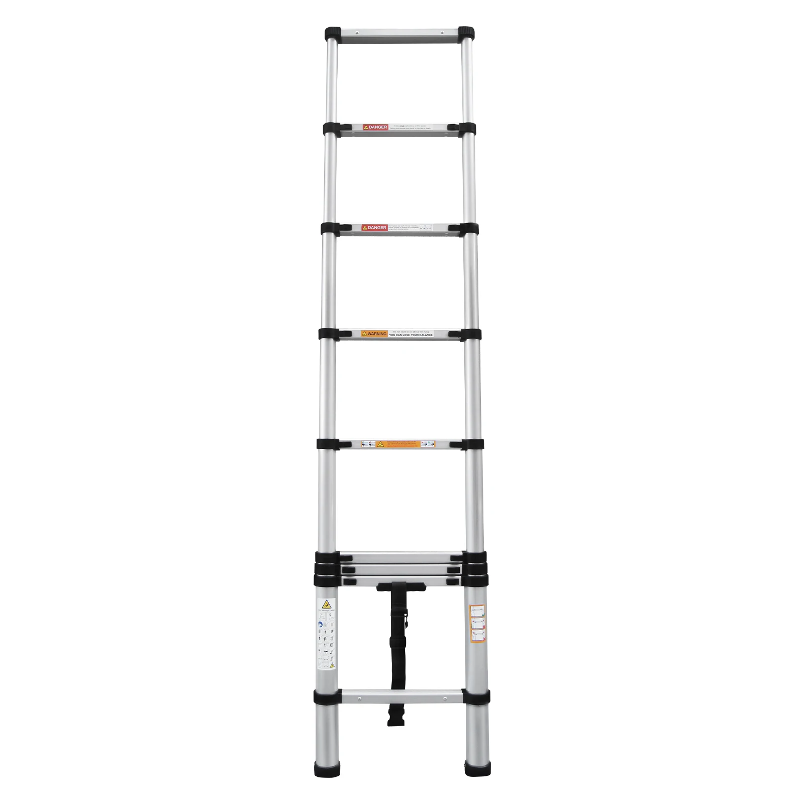 Telescopic Ladder Aluminum Extension Telescoping Ladder EN131 Standard Attic Collapsible Ladder Adjustable Height Easy Carry Roofing Business Househo E6e87401 Dea8 4f46 Bee0 3efc1c40db8d.c486413d58d0d0d28e8f80af57249129