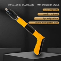 Mini Handheld Powerful Metal Processing Pulling Concrete Nail Gun Steel Rivet Tool Concrete Wall Anchor Line Slotting Device 1
