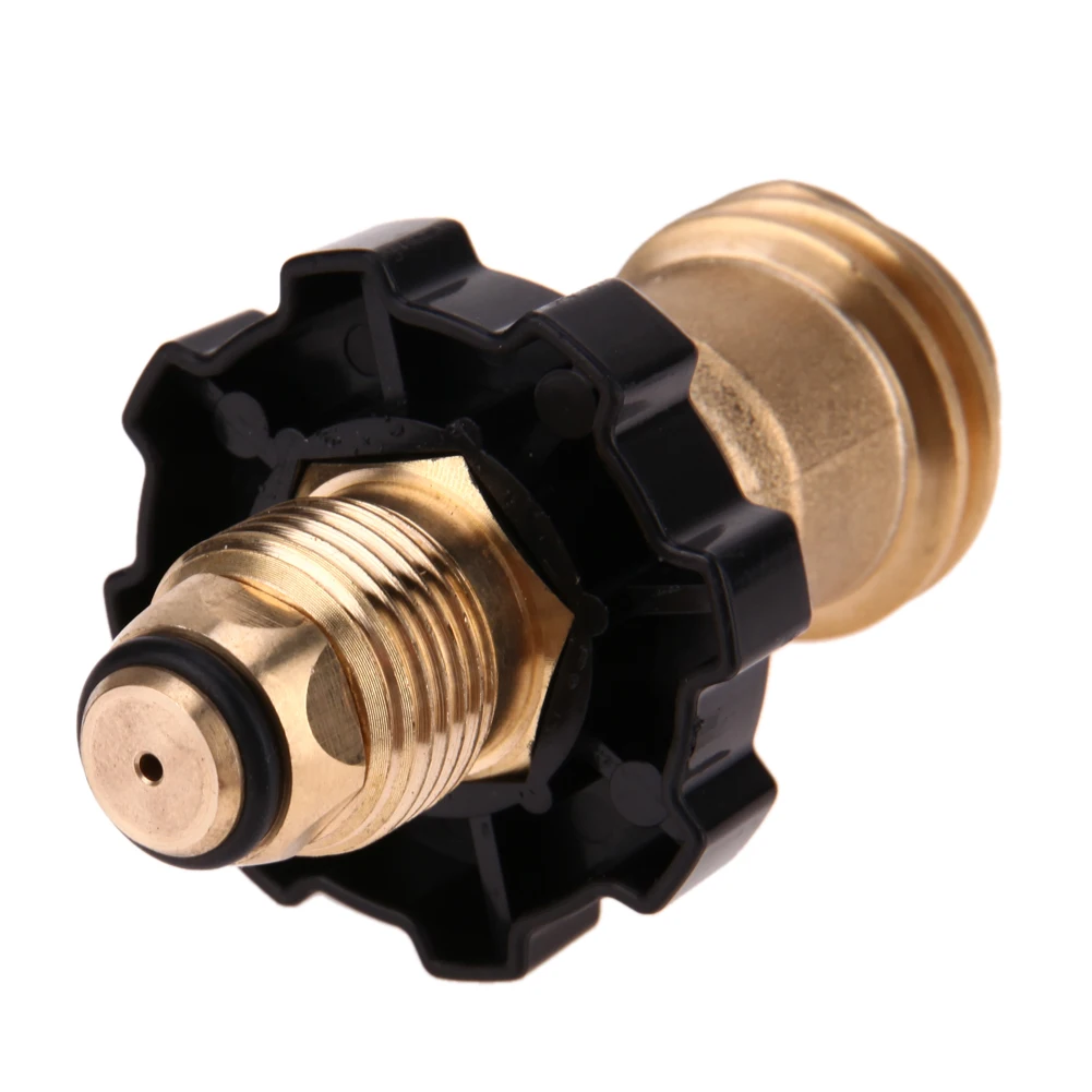 Solid Brass Pressure Regulator Safe Propane Pressure Valve Corrosion Resistant Gas Bottle Connection Adapter Gas Adapter Convert