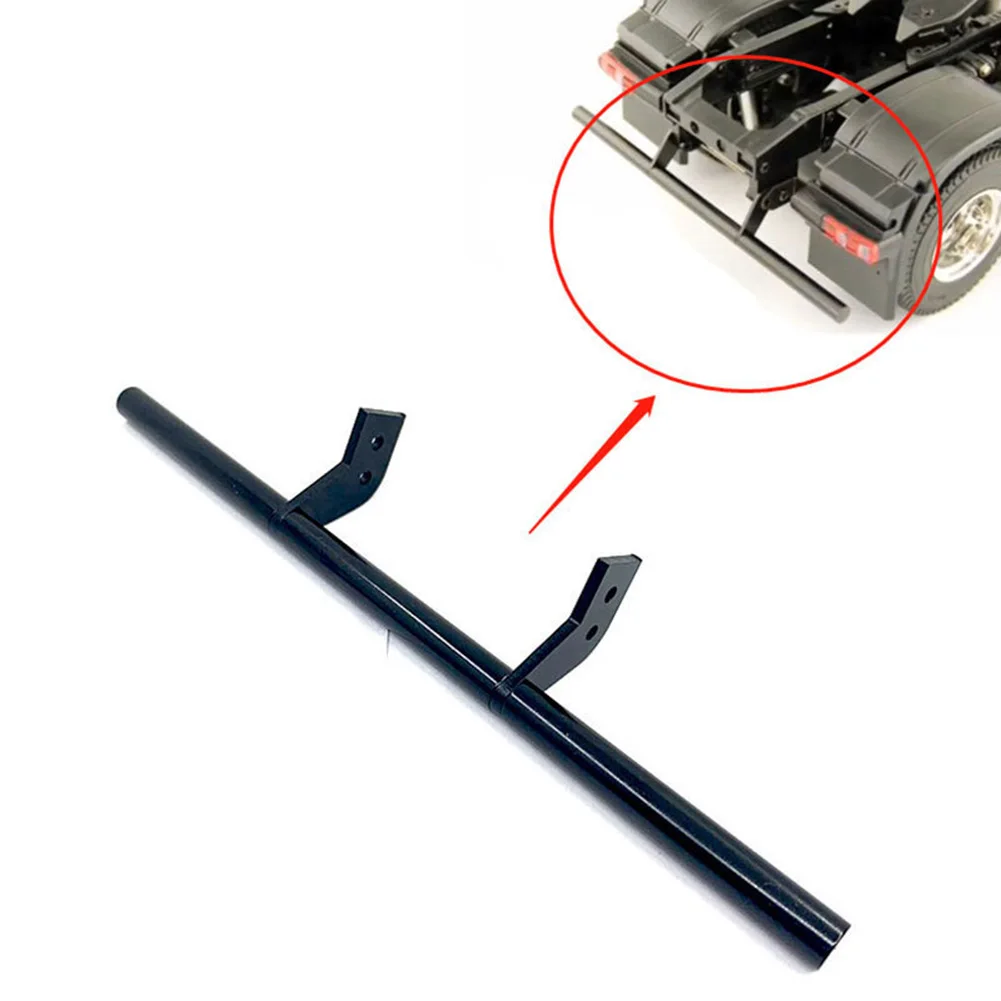 RC Truck Metal Rear Bumper Black Colour Metal Material For 1/14 Tamiya RC Truck Man Remote Control Toys Parts Accessories 2