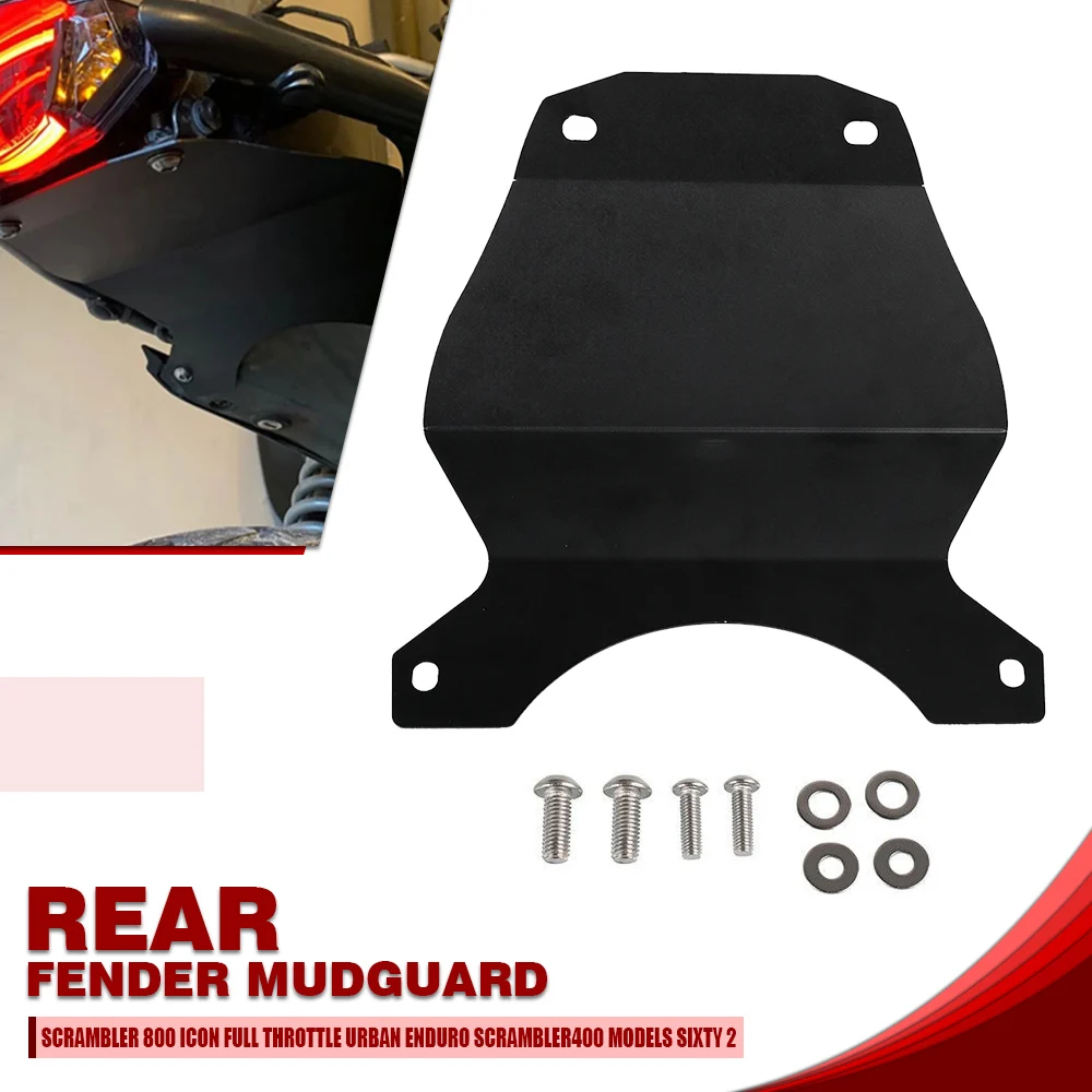 FOR Ducati Scrambler 800 Icon Full Throttle Urban Enduro Scrambler400 Models sixty 2 Fender Mudguard Tire Splash Mud Guard