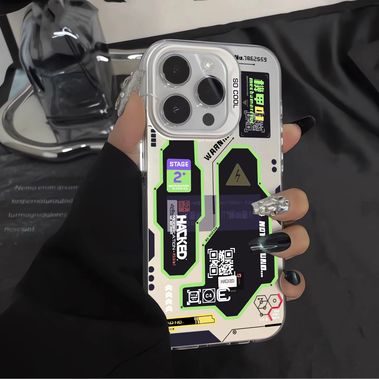 Hacker Creative Mecha Anti-Fall Matte Phone Case