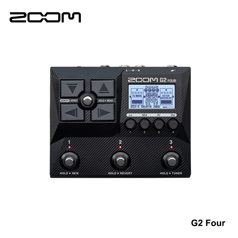 Zoom G2 Vier-Gitarren-Multi-Effekt-Prozessor Mehr schicht iger IR 