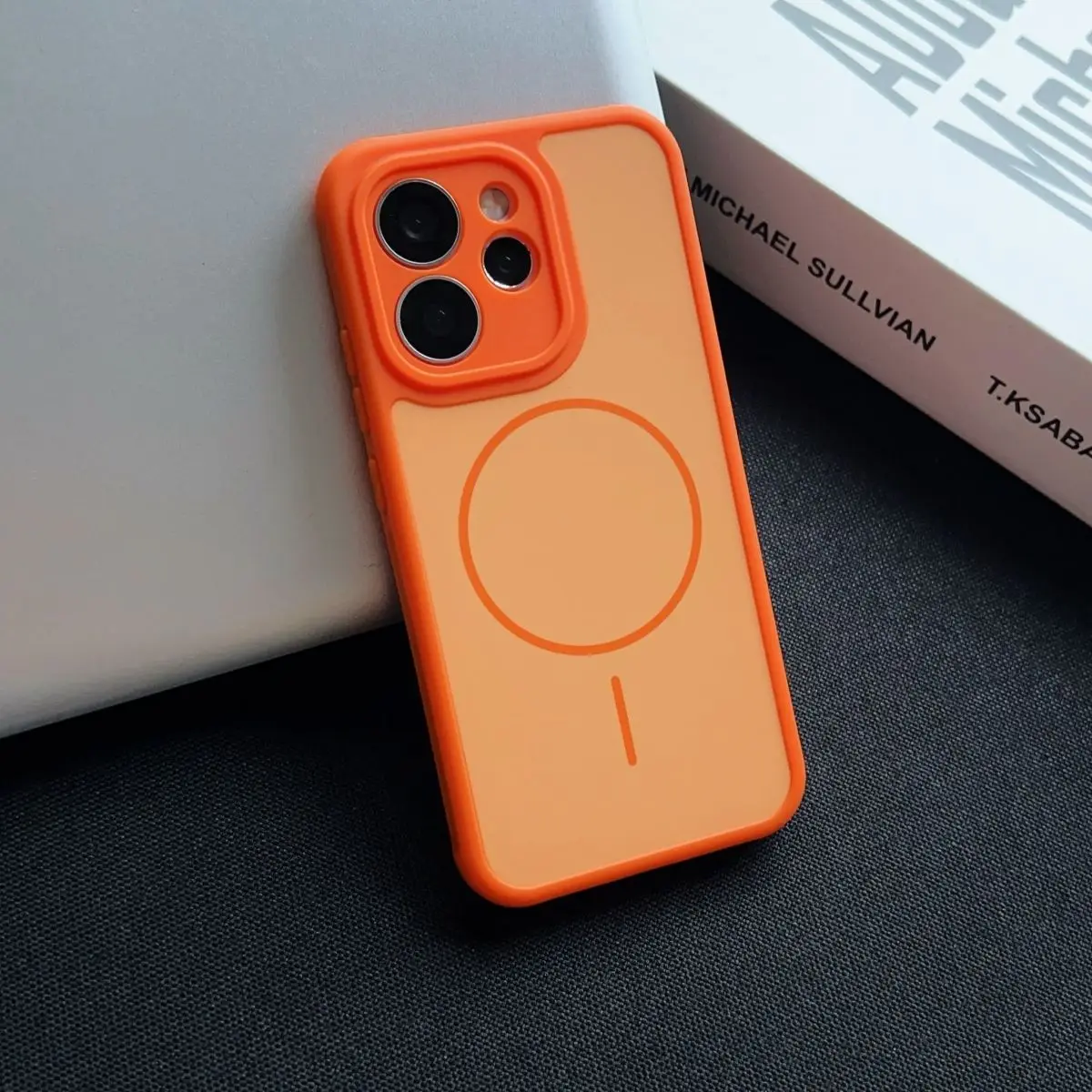 Stylish TPU Case with Skin-Friendly Feel, Magsafe Compatibility, and Shockproof Protection