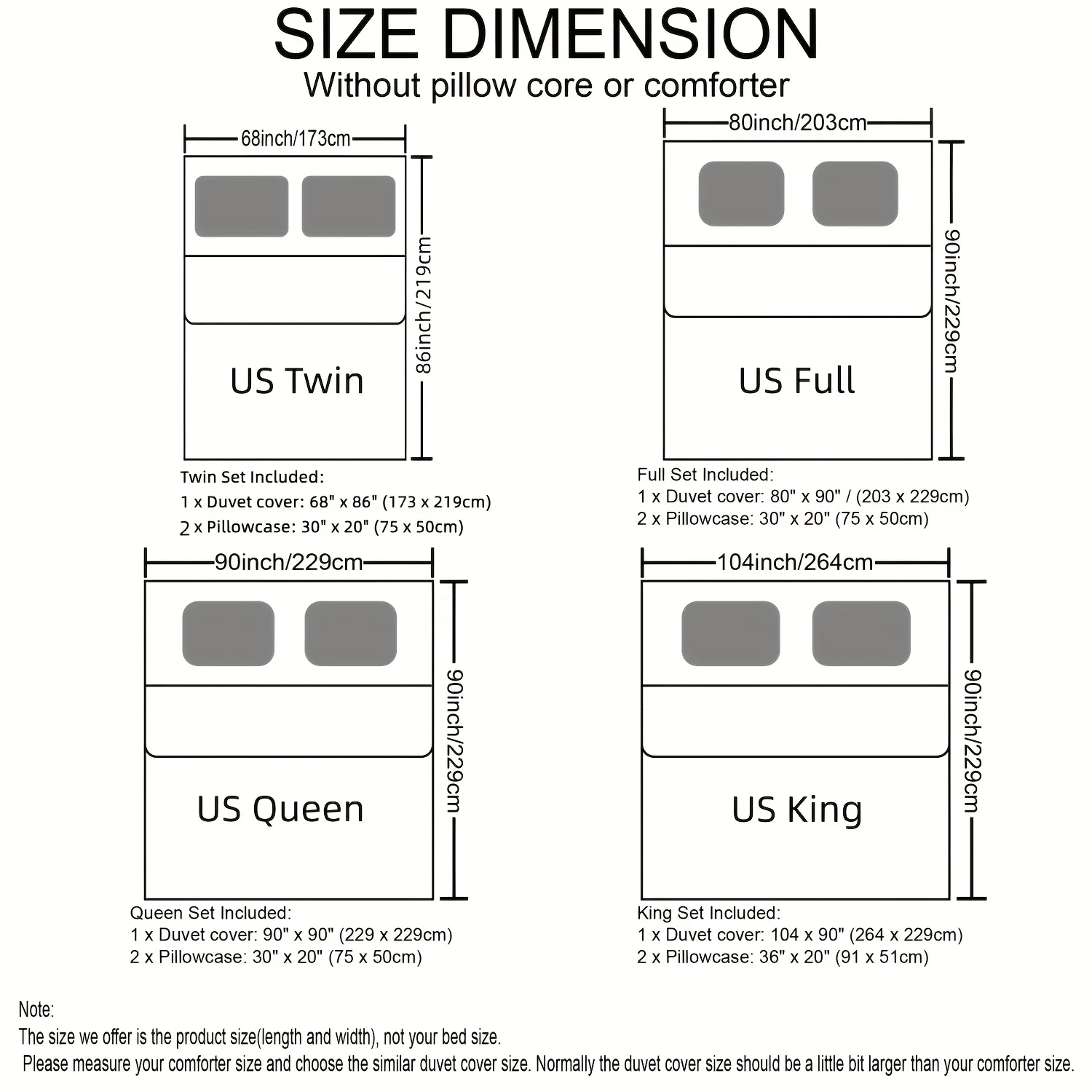 [Popular Choice] 2/3pcs Duvet Cover Set, Fashion Black And Gray Crown Design Print Bedding Set, Soft Comfortable